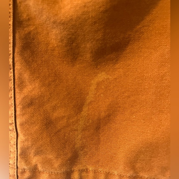 Vintage 90s Lands’ End Barn Jacket in Rich Camel Brown Size Small Petite - Picture 4 of 7